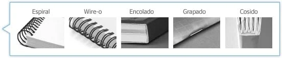 Tipos de encuadernación
